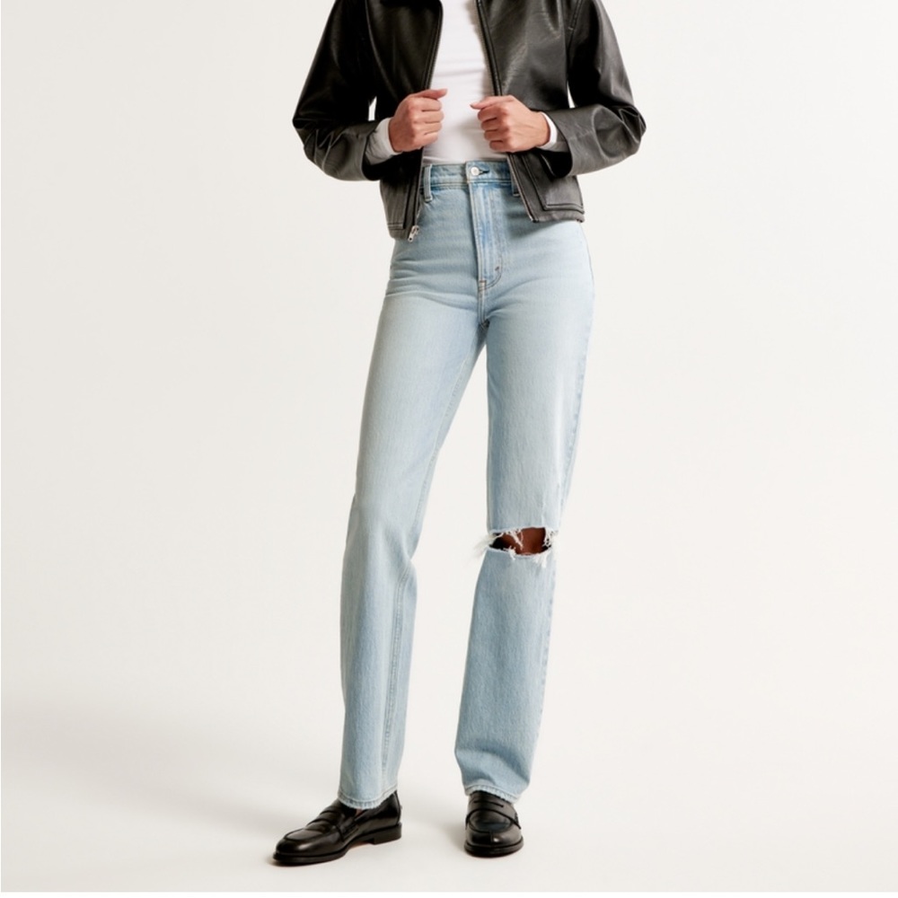 Abercrombie & Finch high rise jeans